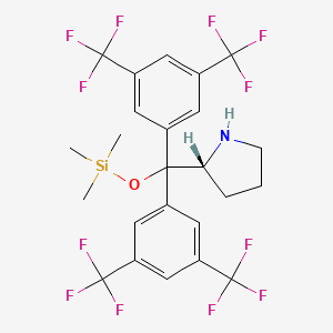 (R)-2-(Bis(3,5-bis(trifluoromethyl)phenyl)((trimethylsilyl)oxy)methyl)pyrrolidine