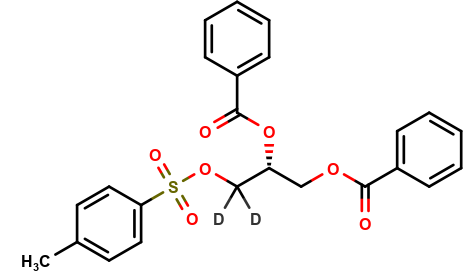 (R)-2,3-Di(benzoyloxy)propyl-1,1-d2 4-Toluenesulfonate