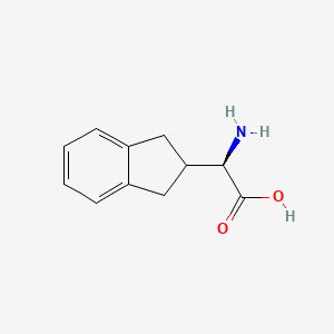 (R)-2-Amino-2-(2,3-dihydro-1H-inden-2-yl)acetic acid