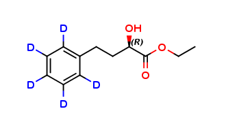 (R)-2-Hydroxy-4-phenylbutyric Acid-d5 Ethyl Ester