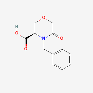 (R)-4-Benzyl-5-oxo-3-morpholinecarboxylic acid