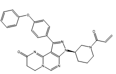 (R)-8-(1-acryloylpiperidin-3-yl)-10-(4-phenoxyphenyl)-3,4-dihydropyrazolo[4,3-e]pyrimido[1,2-c]pyrim