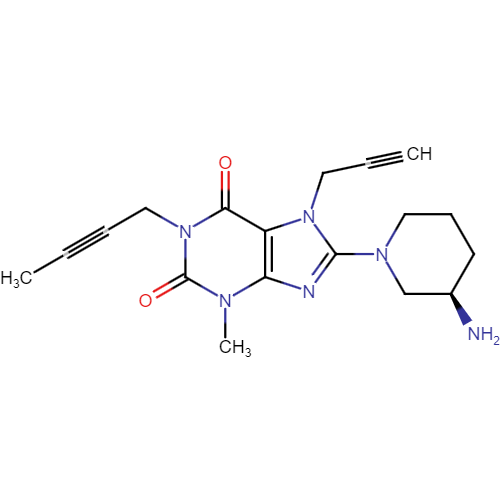 (R)-8-(3-aminopiperidin-1-yl)-1-(but-2-yn-1-yl)-3-methyl-7-(prop-2-yn-1-yl)-1H-purine-2,6(3H,7H)-dione