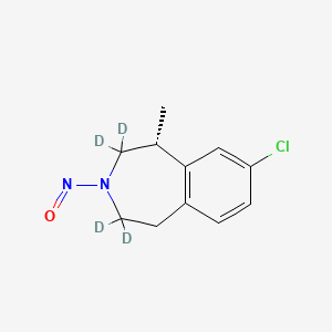(R)-8-Chloro-1-methyl-3-nitroso-2,3,4,5-tetrahydro-1H-benzo[d]azepine-D4