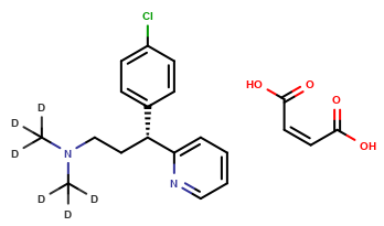 (R)-Chlorpheniramine-D6 maleate salt