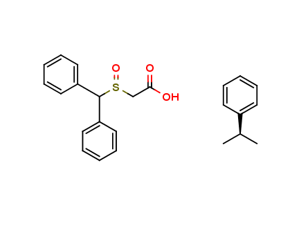 (R)-Modafinil Carboxylate (S)-α-Methylbenzenemethanamine Salt