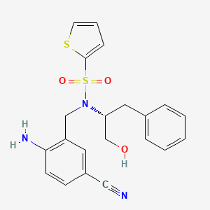 (R)-N-[(5-Cyano-2-aminophenyl)methyl]-N-[1-(hydroxymethyl)-2-phenylethyl]thiophene-2-sulfonamide