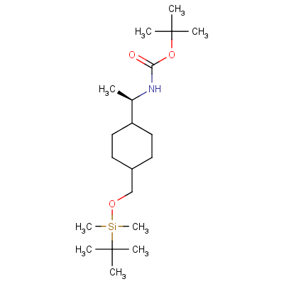 (R)-N-Boc-1-[4-(tert-butyldimethylsilyloxymethyl)cyclohexyl]ethan-1-amine