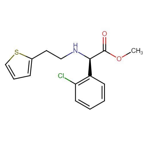 (R)-methyl 2-(2-chlorophenyl)-2-((2-(thiophen-2-yl)ethyl)amino)acetate