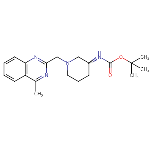 (R)-tert-butyl (1-((4-methylquinazolin-2-yl)methyl)piperidin-3-yl)carbamate