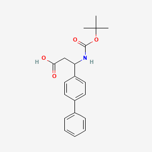(R,S)-Boc-3-amino-3-(biphenyl-4-yl)-propionic acid