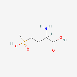 (RS)-2-Amino-4-(hydroxy(methyl)phosphonoyl)butanoic acid