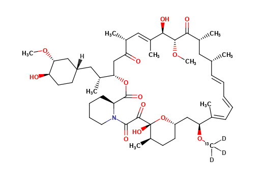 Rapamycin-13C,d3 (contains d0) Technical Grade