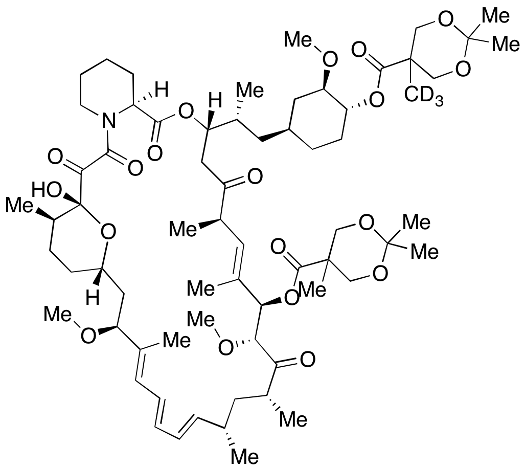 Rapamycin 31,42-Bis(2,2,5-trimethyl-1,3-dioxane-5-carboxylate)-d3
