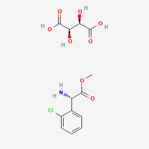 (S)-(+)(2-Chlorophenyl) glycine methyl ester tartaric acid salt