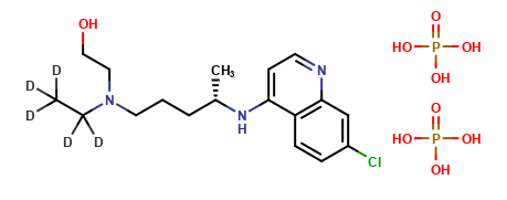 (S)-(+)-Hydroxy Chloroquine-d5 Diphosphate
