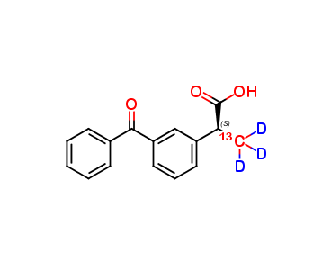 (S)-(+)-Ketoprofen-13C,d3