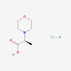 (S)​-​2-​Morpholin-​4-​yl-​propionic acid hydrochloride