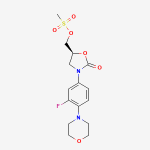 (S)-(3-(3-Fluoro-4-morpholinophenyl)-2-oxooxazolidin-5-yl)methyl methanesulfonate