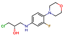 (S)-1-Chloro-3-((3-fluoro-4-morpholinophenyl)amino)propan-2-ol