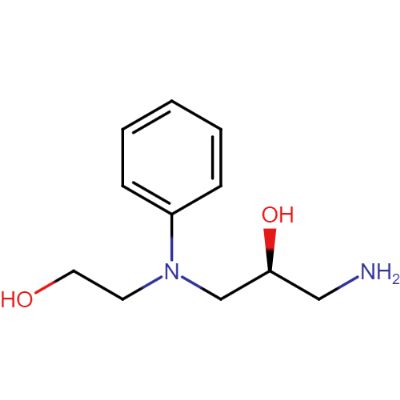(S)-1-amino-3-((2-hydroxyethyl)(phenyl)amino)propan-2-ol