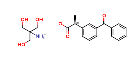 (S)-2-(3-benzoylphenyl)propanoic acid tris(hydroxy-methyl)amino methane salt