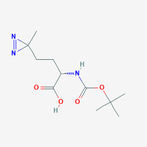 (S)-2-(tert-Butoxycarbonylamino)-4-(3-methyl-3H-diazirine-3-yl)butanoic acid