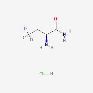 (S)-2-Aminobutyramide-d3 Hydrochloride