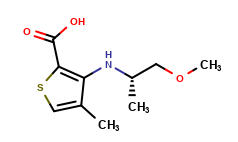(S)-3-((1-methoxypropan-2-yl)amino)-4-methylthiophene-2-carboxylic acid