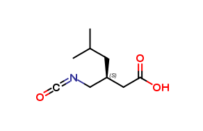 (S)-3-(isocyanato methyl)-5-methylhexanoic acid