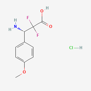 (S)-3-Amino-2,2-difluoro-3-(4-methoxyphenyl)propionic acid hydrochloride