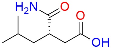 (S)-3-carbamoyl-5-methylhexanoic acid