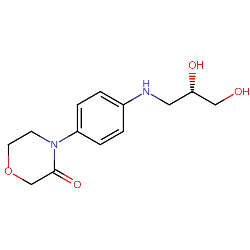 (S)-4-(4-((2,3-dihydroxypropyl)amino)phenyl)morpholin-3-one