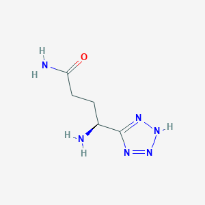 (S)-4-Amino-4-(1H-tetrazol-5-yl)butanamide