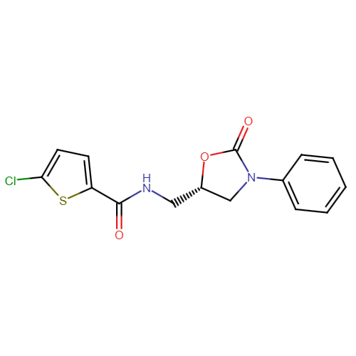 (S)-5-chloro-N-((2-oxo-3-phenyloxazolidin-5-yl)methyl)thiophene-2-carboxamide