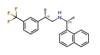 (S)-N-((R)-1-(naphthalen-1-yl)ethyl)-2-(3-(trifluoromethyl)phenyl)propan-1-amine