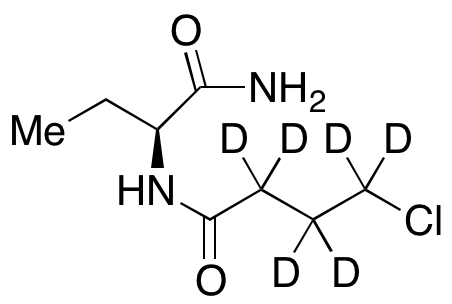 (S)-N-(1-Amino-1-oxobutan-2-yl)-4-chlorobutanamide-d6