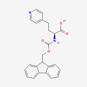 (S)-N-Fmoc-[2-(4-pyridyl)ethyl]glycine