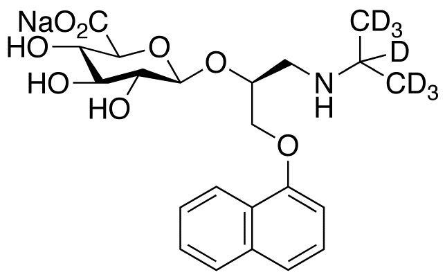 (S)-Propranolol-d7 β-D-Glucuronide Sodium Salt