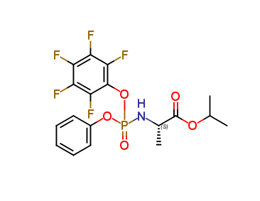 (S)-Sofosbuvir Pentafluorophenoxy Analogue