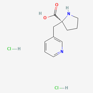 (S)-alpha-(3-pyridinylmethyl)-proline-2HCl