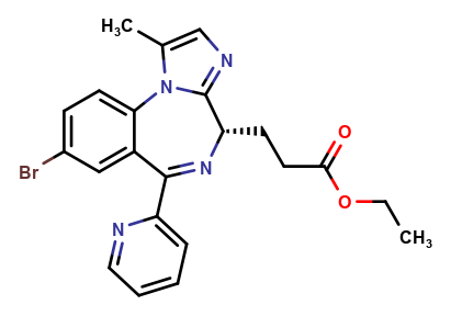(S)-ethyl 3-(8-bromo-1-methyl-6-(pyridin-2-yl)-4H-benzo[f]imidazo[1,2-a][1,4]diazepin-4-yl)propanoate