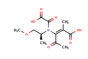 (S,E)-3-(1-carboxy-N-(1-methoxypropan-2-yl)formamido)-2-methyl-4-oxopent-2-enoic acid