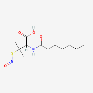 S-Nitroso-N-heptanoyl-D,L-penicillamine