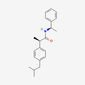 (S,R)-N-(1-Phenylethyl) Ibuprofen Amide