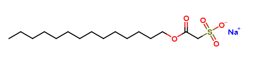 (Sodium 2-oxo-2-(tetradecyloxy)ethane- 1-sulfonate)