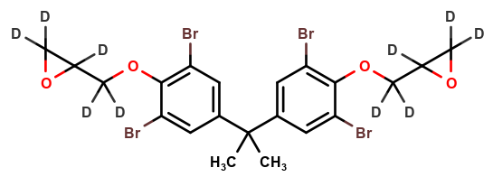 Tetrabromobisphenol A Diglycidyl Ether-d10