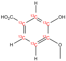[U-Ring-13C6]-3-Hydroxy-4-methoxybenzoic acid