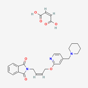 (Z)-2-[4-[[4-(1-Piperidinylmethyl)-2-pyridinyl]oxy]-2-butenyl]-1H-isoindole-1,3(2H)-dione Maleate