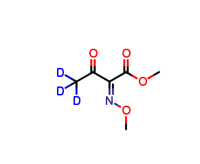 (Z)-2-(Methoxyimino)-3-oxobutanoic Acid-d3 Methyl Ester